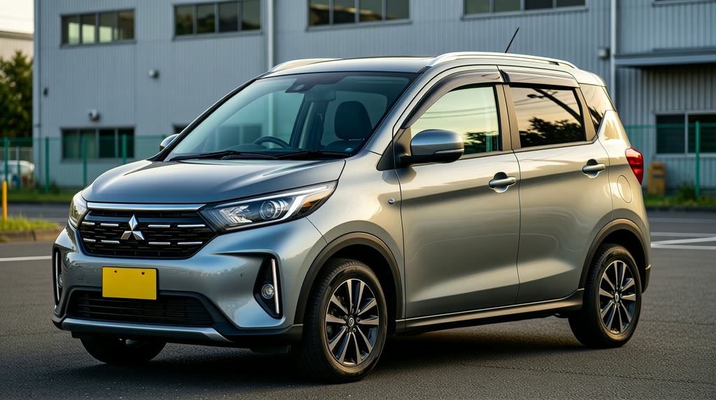 Автомобиль Mitsubishi eK Space — заводской экстерьер Автомобиль Mitsubishi eK Space — заводской экстерьер
