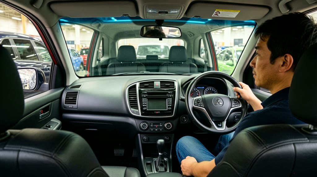 Салон Mitsubishi eK Space для автомобиля из Японии