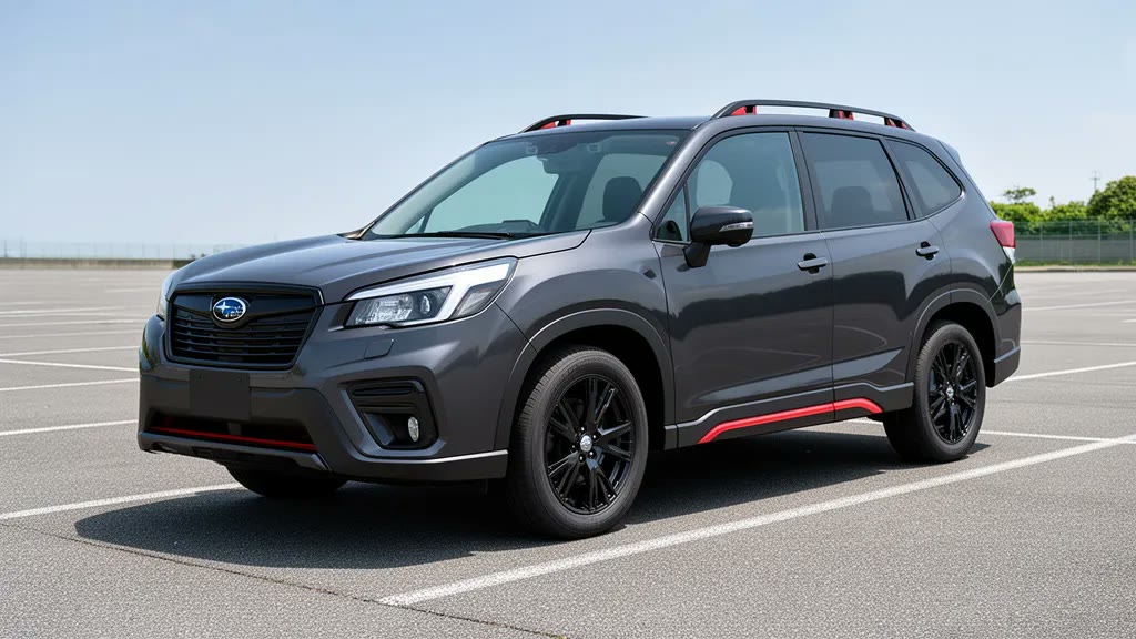 Subaru Forester — авто из Японии Тёмно-серый Subaru Forester — авто из Японии