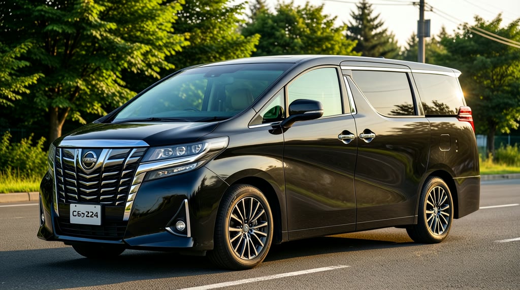 Автомобиль Nissan Elgrand — заводской экстерьер Автомобиль Nissan Elgrand — заводской экстерьер