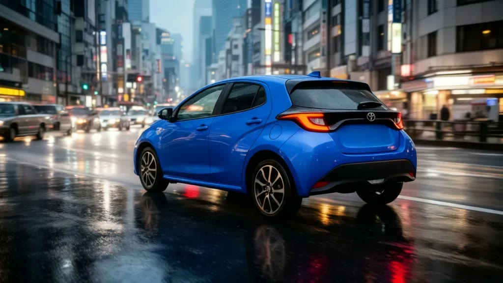 Toyota Yaris подготовлена под заказ и перевозку из Японии