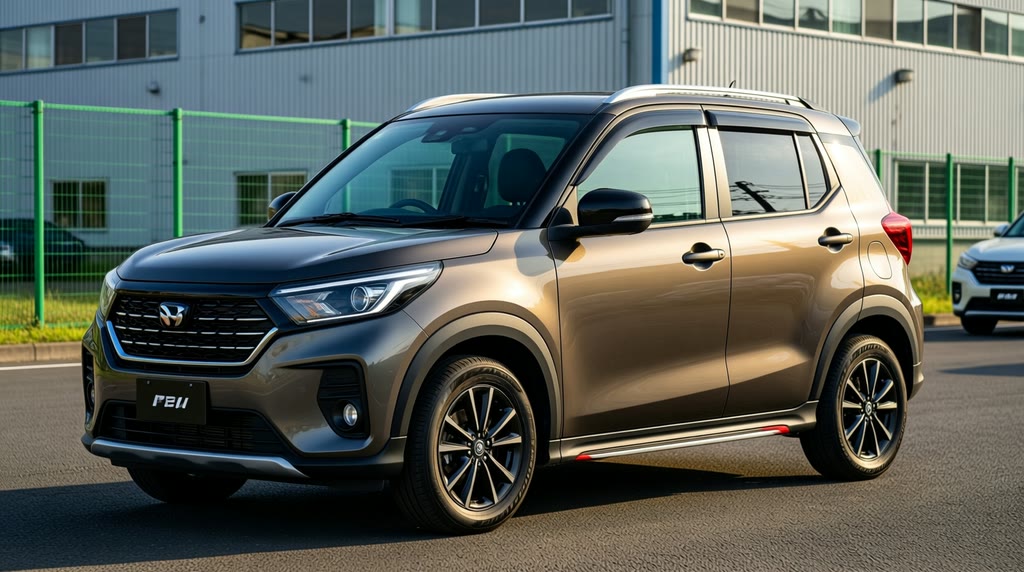 Автомобиль Daihatsu Tanto — заводской экстерьер Автомобиль Daihatsu Tanto — заводской экстерьер