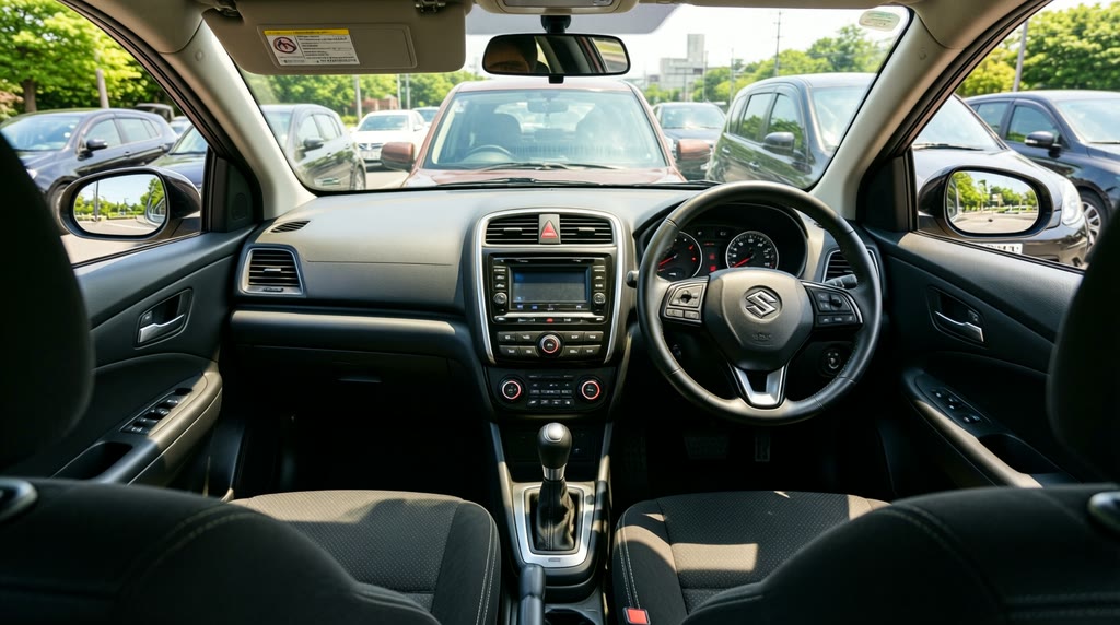 Панель приборов Suzuki Swift из Японии Приборная панель и рулевое колесо Suzuki Swift