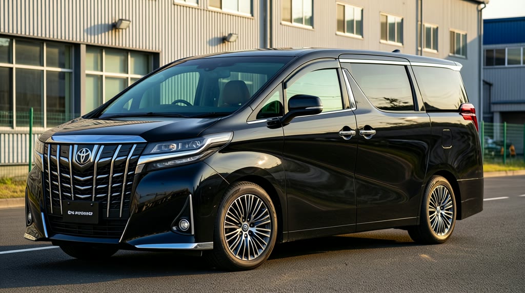 Автомобиль Toyota Alphard — заводской экстерьер Автомобиль Toyota Alphard — заводской экстерьер