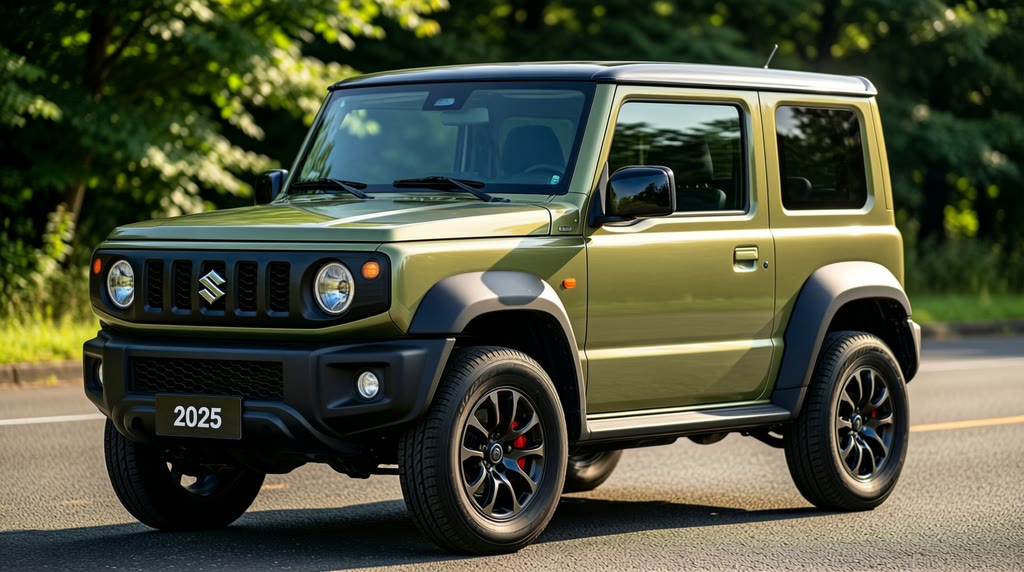 Автомобиль Suzuki Jimny — заводской экстерьер Автомобиль Suzuki Jimny — заводской экстерьер