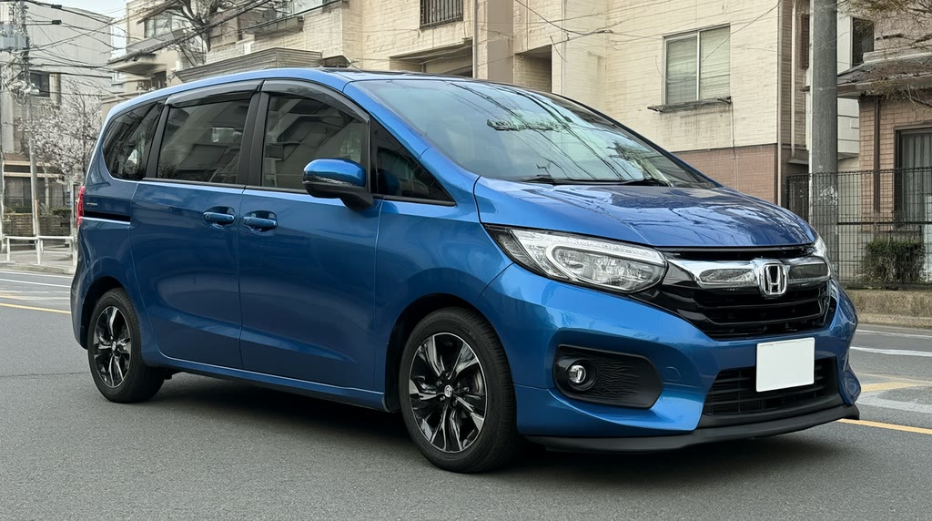 Honda Freed — автомобиль из Японии Honda Freed — автомобиль из Японии на улице
